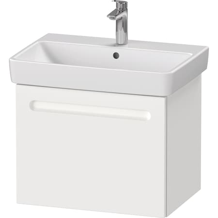 Duravit No.1 Vanity Unit Wall-Mounted, 23 1/4 X16 3/4 , Front Color: White Matt N14382018180000